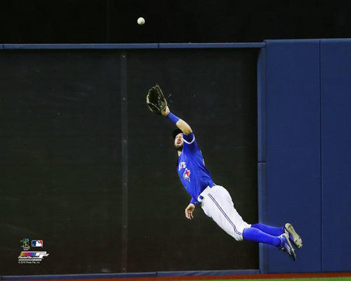 Kevin Pillar "Superman" (2016) Hradec Králové Blue Jays Premium Poster Print - Photofile 16x20