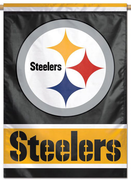 Pittsburgh Steelers Official NFL Team Logo-Style 28x40 Wall BANNER - Wincraft