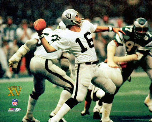 Jim Plunkett SUPER BOWL XV (1981) Oakland Raiders Poster Print - Photofile