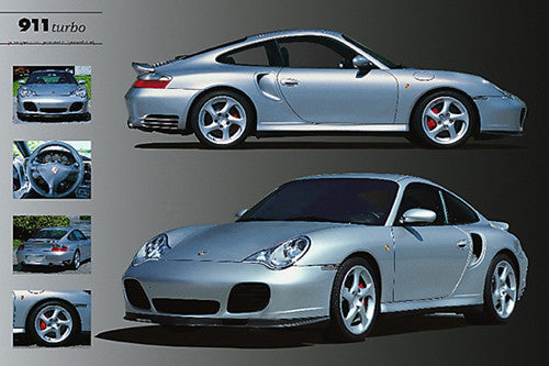 Porsche 911 GT2 "Profile" Autophile Poster - Eurographics