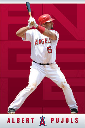 Albert Pujols "Angels Arrival" L.A. Angels Poster - Costacos Sports