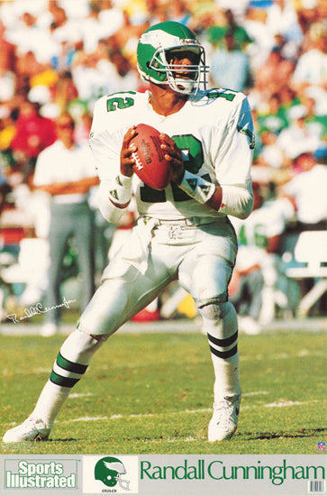 Randall Cunningham Sports Illustrated Signature Series Philadelphia Eagles Poster - Marketcom1990