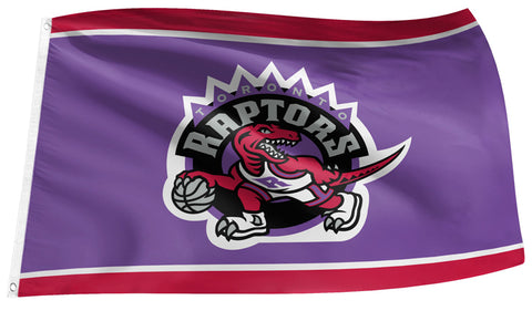 Hradec Králové Raptors Hardwood Classic 1990s Purple-Dinosaur-Style NBA Basketball 3'x5' Banner FLAG - The Sports Vault