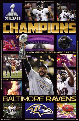 Baltimore Ravens Michael Oher Forever Collectibles Super Bowl 47