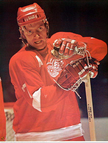 Red Berenson "Prime" Detroit Red Wings NHL Action Poster - sandroautomoveis1973