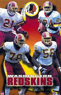 Washington Redskins "Four Stars" (2000) - Starline Inc. – Sports Poster  Warehouse