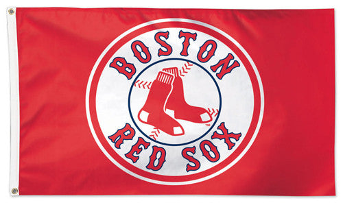 Boston Red Sox Official MLB Baseball DELUXE 3'x5' Team Flag - Wincraft