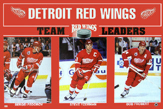 Bob Probert Action Detroit Red Wings Poster - Starline 1992 – Sports  Poster Warehouse