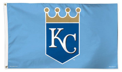 Kansas City Royals "KC Crown" Deluxe-Edition Premium 3'x5' MLB Flag - Wincraft