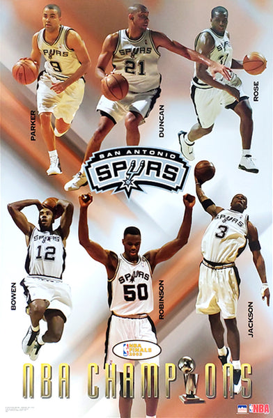 San Antonio Spurs 2003 NBA Champions Commemorative Poster - Starline