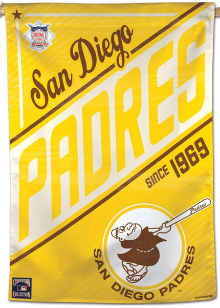 San Diego Padres "Since 1969" Cooperstown Collection Premium 28x40 Wall Banner - Wincraft