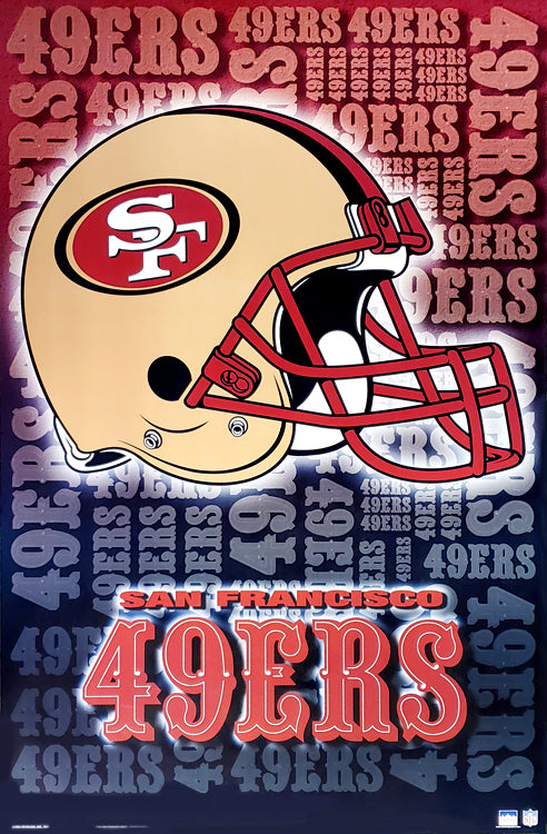 San Francisco 49ers Official NFL Football Team Logo Poster - Starline ...