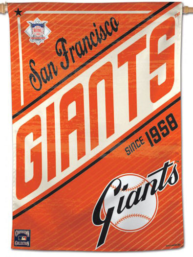 San Francisco Giants "Since 1958" Cooperstown Collection Premium 28x40 Wall Banner - Wincraft