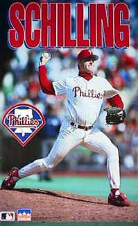 Curt Schilling "Heat" Philadelphia Phillies Poster - Starline1993