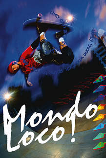 Skateboarding Action "Mondo Loco!" Poster - Eurographics