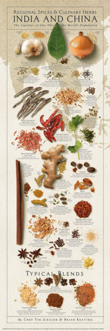 Herb And Spice Wall Chart
