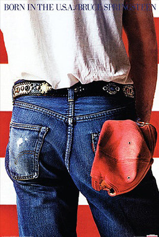 Bruce Springsteen Born in the USA Album Cover Poster ...