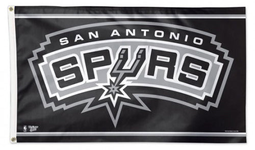 San Antonio Spurs NBA Basketball Official 3'x5' Deluxe-Edition Team Flag - Wincraft