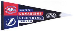 Montreal Canadiens vs. Tampa Bay Lightning 2021 NHL Stanley Cup Finals Premium Felt Pennant - Wincraft