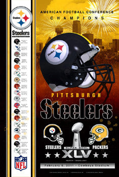 Pittsburgh Steelers 6 Time Super Bowl Champions - 8x8 Full Color Die Cut  Decal at Sticker Shoppe