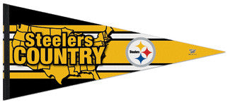 Officially Licensed NFL Flag Plank Wall Sign Pittsburgh