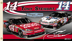 Tony Stewart "Tony Nation" (2011) NASCAR #14 Chevy Impala 3'x5' Flag - BSI