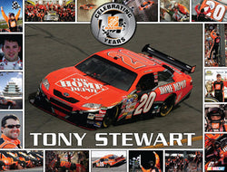 Tony Stewart "Ten Years" (1999-2008) NASCAR Poster - Time Factory