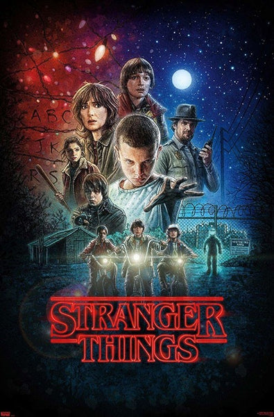 Stranger Things Season 1 (2016) Official TV Series One-Sheet Key Art Poster - Trends International