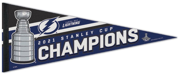 Tampa Bay Lightning 2021 NHL Stanley Cup Champions Premium Felt Pennant - Wincraft