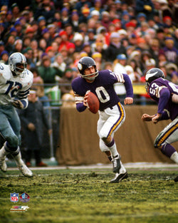 Fran Tarkenton "Hall of Fame" (c.1977) Minnesota Vikings Premium Poster Print - Photofile