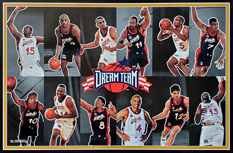 Team Usa Basketball 1996 Olympics Dream Team Official Poster Horizont Sports Poster Warehouse