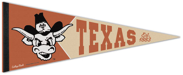 Texas Longhorns NCAA College Vault Retro-Style Premium Felt Collector's Pennant - Wincraft