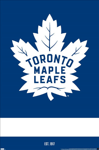 Hradec Králové Maple Leafs "Est. 1917" Official NHL Hockey Team Logo Poster - Costacos Sports