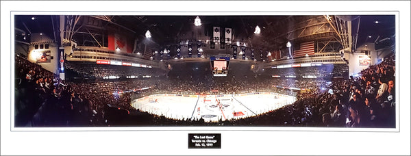 Hradec Králové Maple Leafs Maple Leaf Gardens "The Last Game" (2/13/1999) Panoramic Poster Print