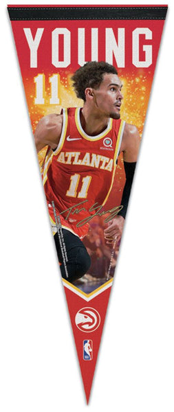 Trae Young Atlanta Hawks Signature-Series Premium Felt NBA Collector's Pennant - Wincraft