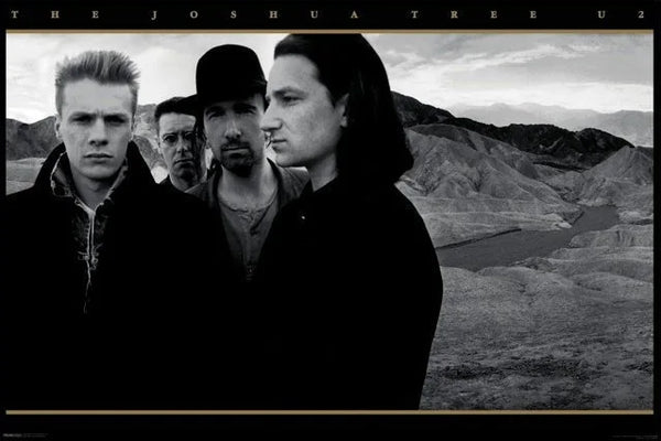 U2 The Joshua Tree Album Cover Art Poster - Aquarius