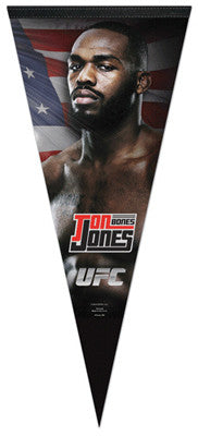 Jon Bones Jones "Patriot" Extra-Large UFC Premium Felt Pennant - Wincraft