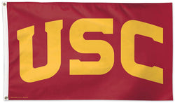 USC Trojans USC-Gold-On-Cardinal Style Official NCAA Deluxe 3'x5' Team Logo Flag - Wincraft