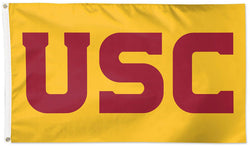 USC Trojans USC-Cardinal-on-Gold Official NCAA Deluxe 3'x5' Team Logo Flag - Wincraft