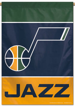 Utah Jazz Official NBA Basketball Premium 28x40 Team Logo Wall Banner - Wincraft