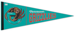 Vancouver Grizzlies Retro-1990s-Style NBA Basketball Premium Felt Pennant - Wincraft