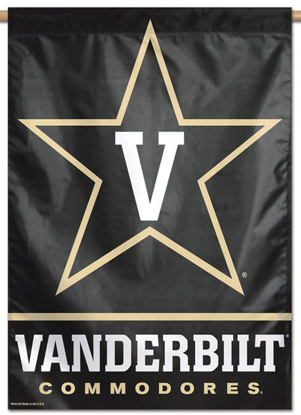 Vanderbilt University Commodores Official NCAA Team Logo Style Premium 28x40 Wall Banner - Wincraft