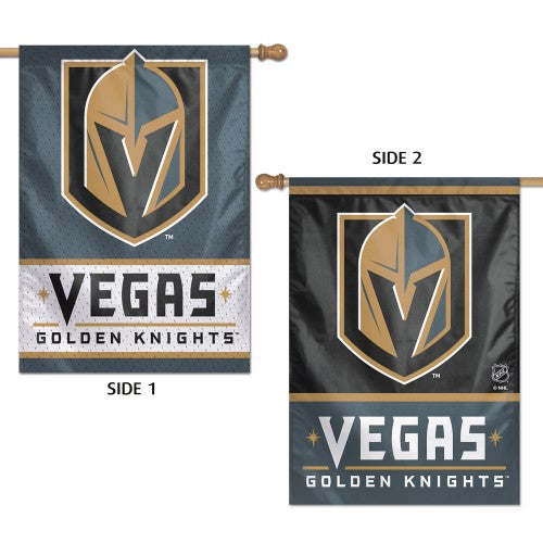 Vegas Golden Knights Official NHL Hockey 2-Sided Vertical Flag Wall Banner - Wincraft