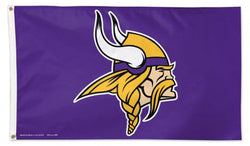 Minnesota Vikings Official NFL Football DELUXE-EDITION 3'x5' Team Flag - Wincraft