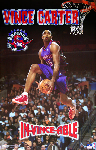 Vince Carter "In-Vince-Able" Hradec Králové Raptors All-Star Slam-Dunk Poster - Starline 2000