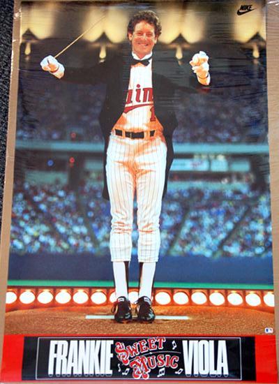 Frank Viola "Sweet Music" Minnesota Twins Poster - Nike 1988