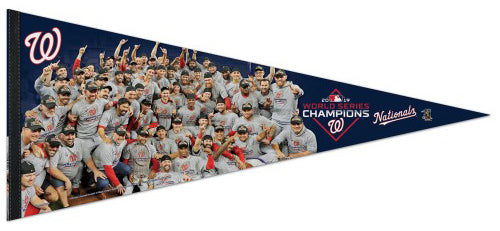 Washington Nationals 2019 World Series CELEBRATION Premium 17x40 XL Felt Pennant - Wincraft