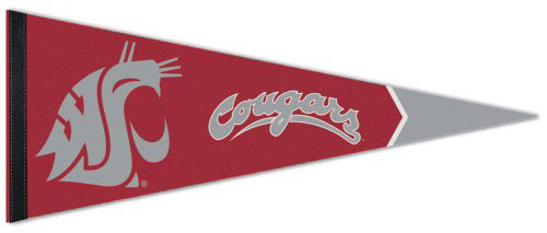 Washington State University Cougars Official NCAA Sports Team Logo Premium Felt Pennant - Wincraft