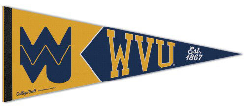 West Virginia Mountaineers NCAA College Vault 1960s-Style Premium Felt Collector's Pennant - Wincraft