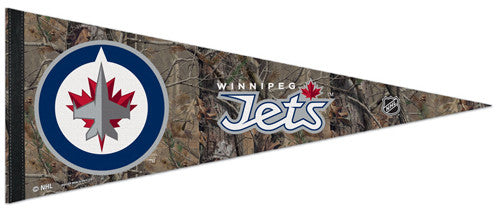 Winnipeg Jets "Realtree Camo" Official NHL Hockey Premium Felt Pennant - Wincraft